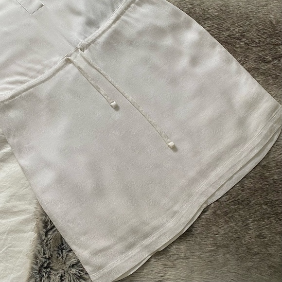 James Perse Sleeveless Sheer Drawstring Dress - Picture 8 of 8